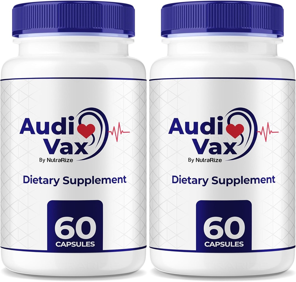 (2 paket) Audivax - Audi Vax Advanced Max Uha podporo, naravna Formula za spodbujanje zdravje notranjega ušesa, Audi Vax Največja moč za zdravje sluha, Uradna Audivax tablete, Audivax Mnenja (120 kapsul)