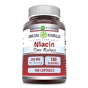 Neverjetne formule Niacin(vitamin B3) 250 mg 180 Kapsule dodatek 