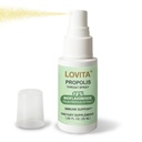 Lovita Bee Propolis Razpršilo za grlo, 18% Bioflavonoidi, Brez alkohola, Imunska podpora, Blažilno grlo, Antioksidant, Nežen okus, 1 Fl Oz (Pack po 1)
