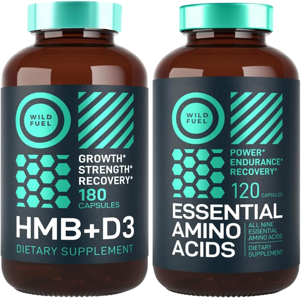 WILD FUEL HMB z vitaminom D3 in Essential Amino Acid dodatek moč in recovery paket
