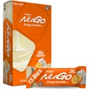 NuGo proteinska ploščica, oranžni smoothie, 11g beljakovine, brez glutena, 15 števk