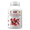 ANDREW LESSMAN Vitamin B12 500 180 Kapsule - Absorpcijsko zaščiten metilkobalamin (naravni koencim vitamin B12), bistvenega pomena za podporo energiji in stresu, Plus B-kompleks, Kapsule, enostavne za pogoltnitev