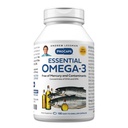 ANDREW LESSMAN Essential Omega-3 Unflavored - 180 Softgels - Ultra-Pure, High Potency Omega-3 Oils. Visoka DHA, brez želodčne vstaje, brez onesnaževalcev, brez živega srebra. Majhen, enostaven za požiranje softgels