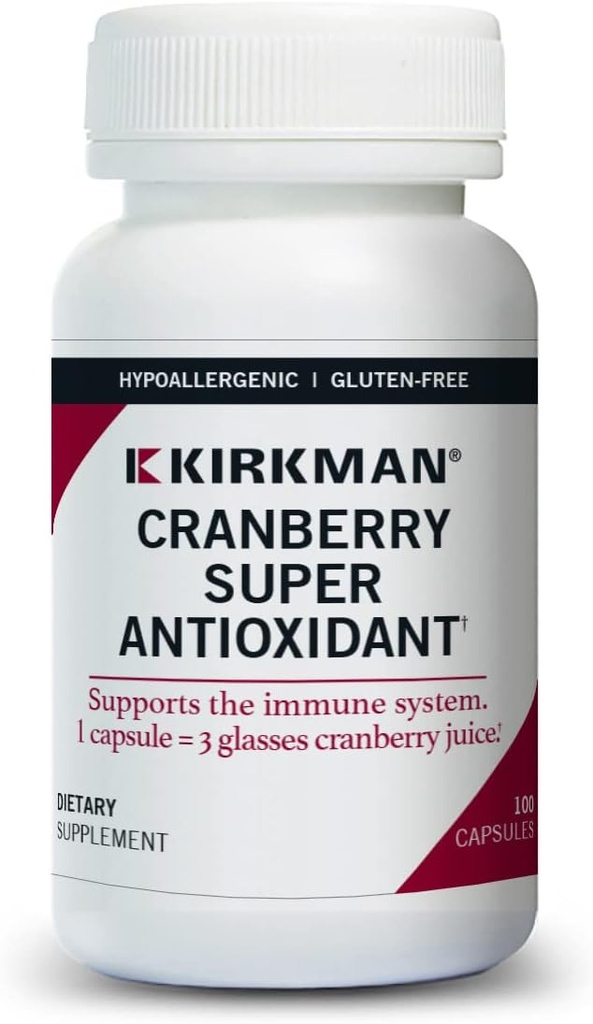 Brusnični super antioksidant, 100 kapsul, Kirkmanov laboratorij