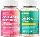Hidrolizirane tablete kolagen peptidov + Vegan Omega 3 dodatek z vitaminom D3 K2