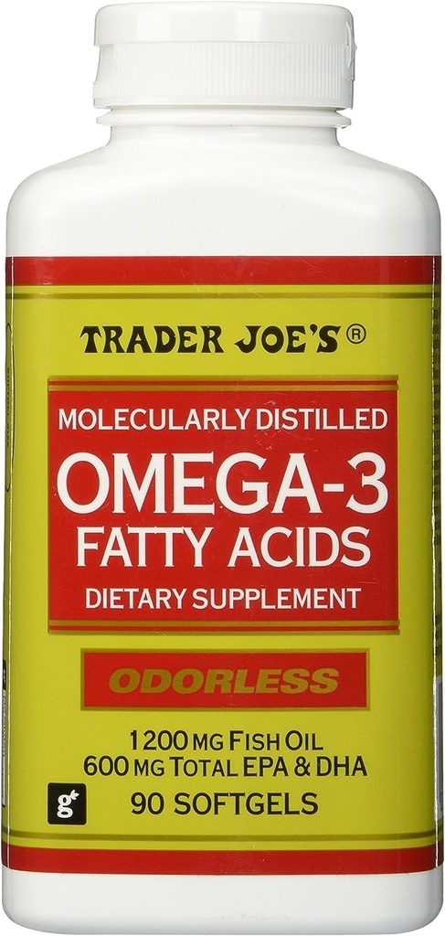 Trgovec Joe je molekularno destilirana Omega-3 maščobne kisline prehransko dopolnilo
