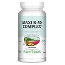 Maxi Health Stres Relief Vitamin B Kompleks za ženske in moške, Vitamin B6, B12, Biotin, Inositol, Folat, Vegan, Gluten & Soy & Mleko brezplačno, Košir, Nearomatizirana, 100 Število