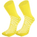 HCS Non-Slip Bolnišnice nogavice z Grips za ženske in moške (6 Pairs) - 360 All-All-Slip Nock, Starejši / Seniorji - Bolnišnice Grip nogavice, Ženske, Moški - Pad tveganja bolnikov Slippers (Yellow, Redni)