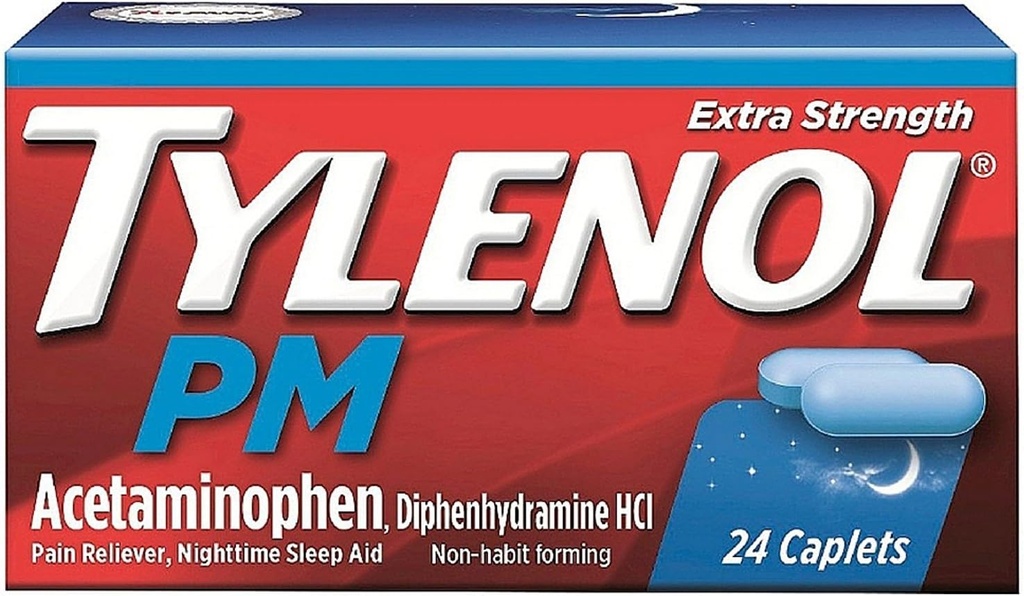 Tylenol Pm ES Caplet 24ct Velikost 24ct