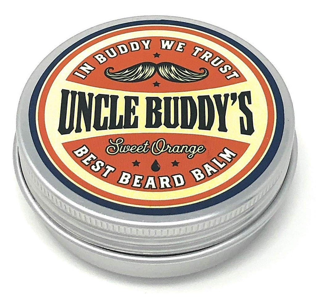 Stric Buddy's Best Sweet Orange Beard Bald-In balzam za nadzor in slog, spodbuja rast in zdravje, 2 oz
