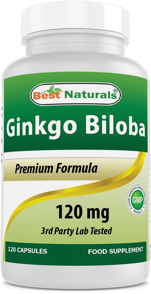 Najboljši naravni Ginkgo Biloba 120 mg 120 kapsul