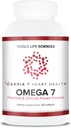 Cardia 7 Heart Health Omega 7 - ki vsebuje Patented Provinal Prečiščen Omega 7 Maščobne kisline - Brez vonja po ribah ali Burp-Back - 60ct Soft Gels