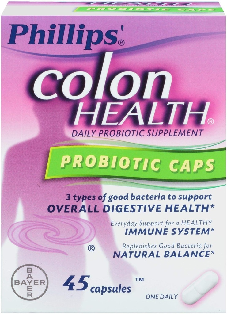 Phillips Colon Health, probiotične kape, 45 ct.