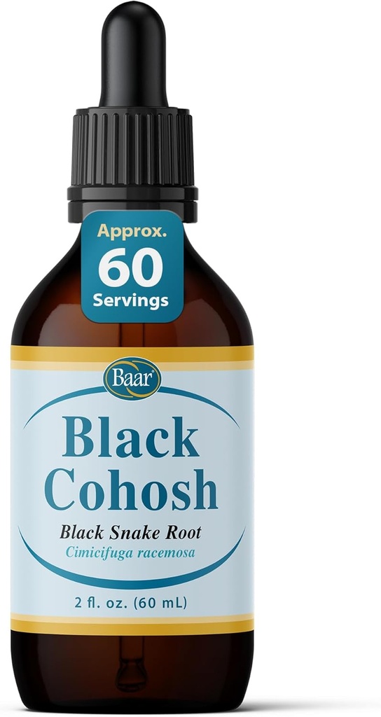 Baar Black Cohosh (Snakeroot) Tekoči ekstrakt, 2 Ounces