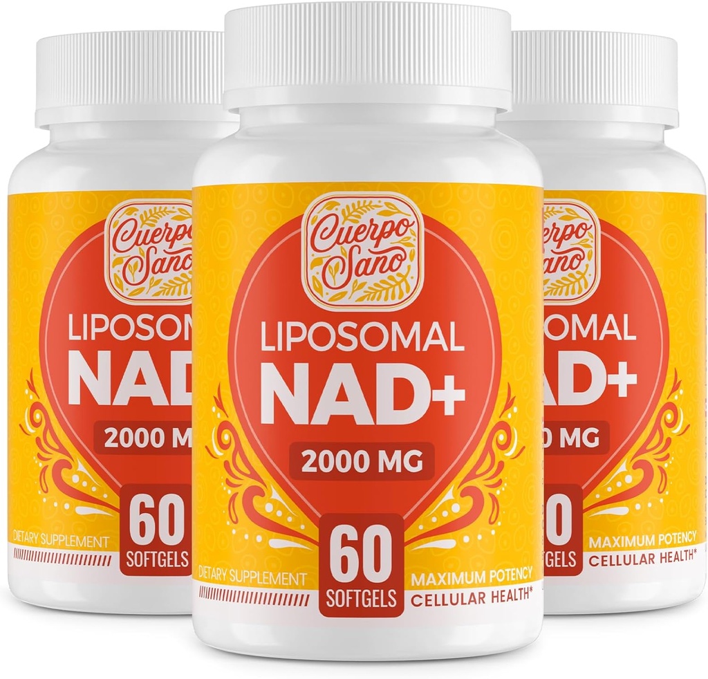 2000 MG NAD dodatek, Liposomna NAD+ z visoko absorpcijo, bolj učinkovito kot nikotinamid ribozid, Pure & Plus povečanje dodatek, Staranje obrambo, Presnova & Celularna, 180 mehkih