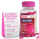 Pravočasna alergija Relief Difenhidramin HCl 25 mg - 650 Kapleti - v primerjavi z Benadryl Alergija Ultratab - Antihistaminik - Alergija Medication - Runny Nose Relief za odrasle - vodene oči zdravljenje