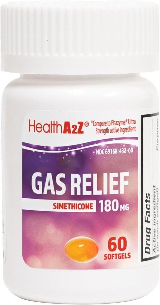 HealthA2Z® Plin Relief Simeticone 180mg 
