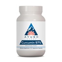 Ayush Herbs Curcumin 97% - Curcumin dodatki, Premium Kurkum Root dodatek, kurkuminoidi za ženske in moške, odrasli, Premium skupna podpora, moč in vitalnost - 90 Vegetarijanske kapsule (1 grof)