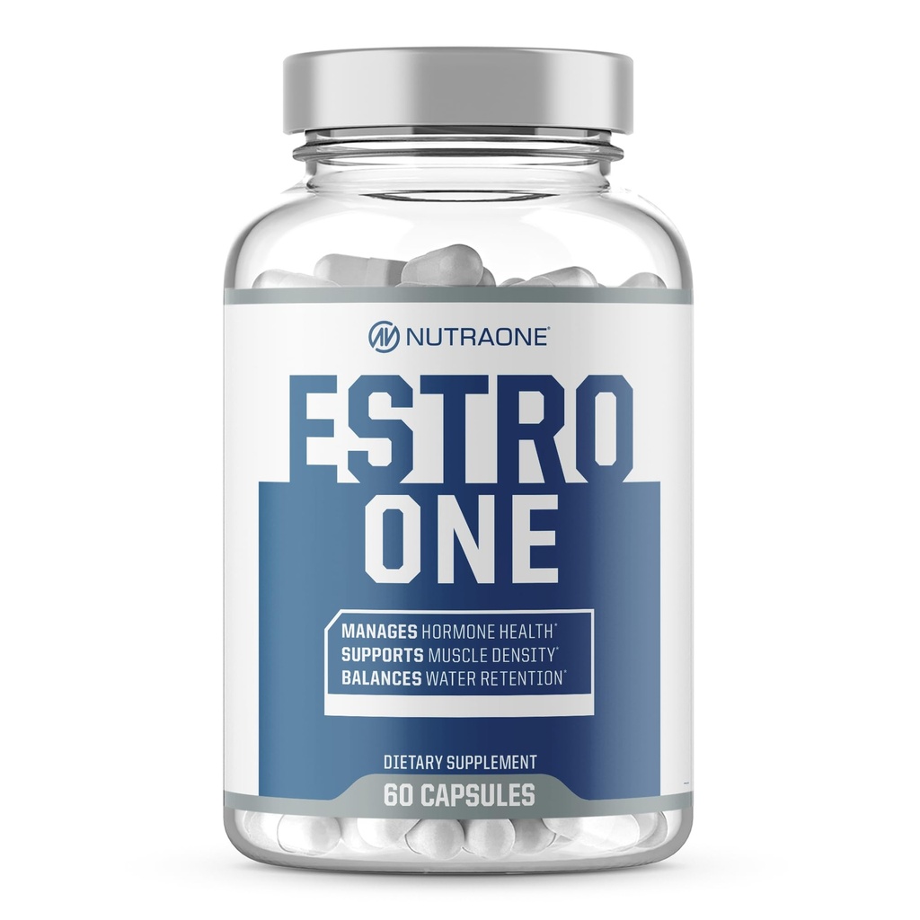 NutraOne EstroOne Hormone Podpora za moške naravna moč, razpoloženje, in pogon podpora* (60 kapsul)
