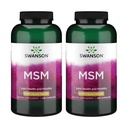 Swanson MSM - Essential Minerals Promocija mobilnosti in skupna zdravstvena podpora - Pomaga ohraniti povezano zdravje tkiva, vključno z kartilažo, kolagen, & las - (240 Kapsule, 1000mg vsak) 2 Pack