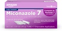 Osnovna nega Mikonazol 7, Mikonazol Nitrat Vaginalna krema 2 Odstotek, 7-dnevno zdravljenje okužbe z bakterijo Yeast za ženske, nega žensk, 1,59 unča (pak po 1)