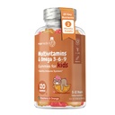 maxmedix Otroci Multivitaminski Gumiji z Omega 3 6 9 - 120 Gummies (60 strežbe) - Essential otroci Vitamin A, C, D & B12, Minerali & hranila - Naravna malina & Orange Flavor - Tretja stranka Tested