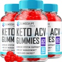 (3 paket) Slimsculpt Keto ACV Gummies - Napredna Formula Slim Sculpt Keto Plus ACV Gummies Apple Cider Vinegar Keto Slimsculpt ACV Gummies Dietni dodatek Ocene Moški (180 Gummies)