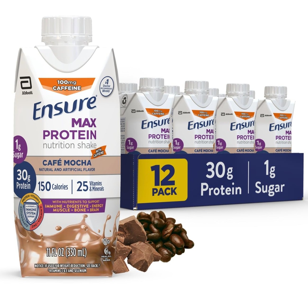 Zagotovite Max Protein Cafe Mocha Nutrition Shake 