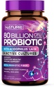 80 milijard CFU probiotik - dnevno prebavni Gut dodatek za moške in ženske - Lactobacillus acidophilus, Bifidobacterium & Prebiotics - Ne-GMO, Gluten & Dairy Free, Rok uporabnosti - 30 kapsul