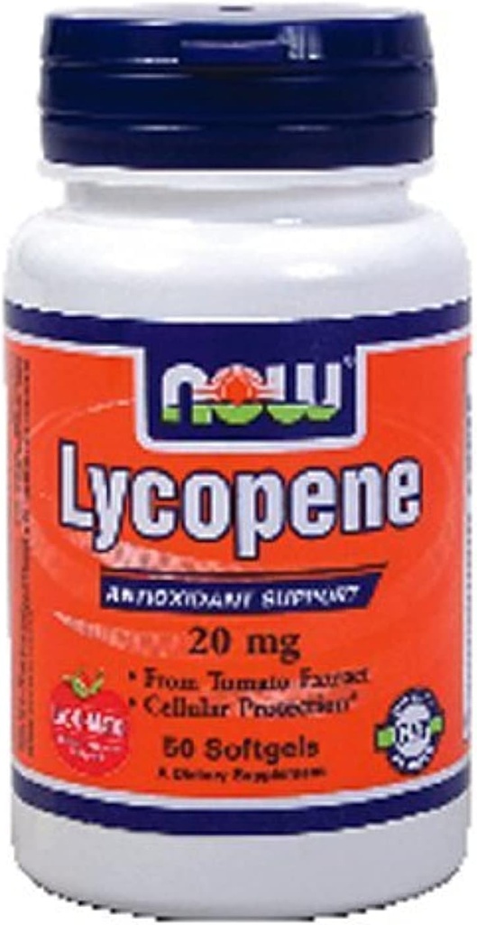 Now Foods likopen, 50 softgels / 20 mg (več vrečk)