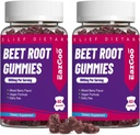 Beete Root Gumies, Beet Root Soft Chews z peso, izvleček grozdnega semena & pese Root Powder, Vegan, Non-GMO, 120 Count