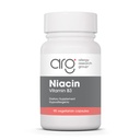 Alergija Raziskovalna skupina Niacin Dodatek - Vitamin B3 za moške in ženske, Niacin s flush, Nikotinska kislina, NAD, 250mg Vegetarijanske kapsule - 90 Število
