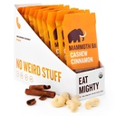 Cashew Cinnamon Bar- Organic, Paleo, Gluten Free in Raw by Mammoth Bar, 10-12g Protein, 1.8 Oz. Bar (10 Barov) ...