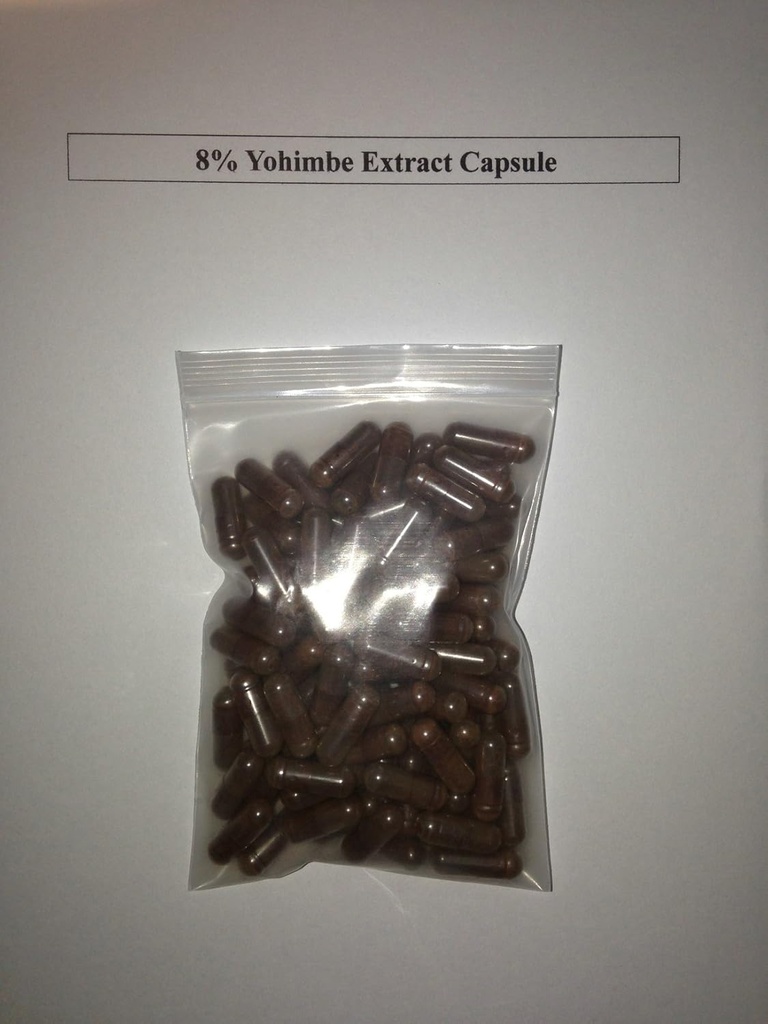 8% johimbine Yohimbe Bark Extract 400 mg x 1000 kapsul/afrodin