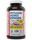Yerba Prima Psyllium Husks Powder 12 oz - Naravni fiber dodatek - Colon Cleanser - Gut Health - Vegan, Non-GMO, Gluten-free (nova nalepka - pakiranje maj Vary)