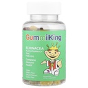 Gumijasti kralj Echinacea Plus C Cinkov dodatek vitamina C, jagoda/lemon/oranžna oranžna omaka/česen/česen/grenivka, 60 število