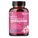 NATURE CILJ Vaginalni ženski probiotiki, 100 milijard CFU probiotiki in prebiotiki z digestivnimi encimi, brusnice in D-mannoze - podpira pH ravnovesje, Odor & urinarni trakt zdravje - 90 kapsul