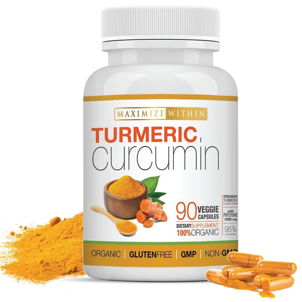 Kurkumin s piperine 1500mg, 90 Count
