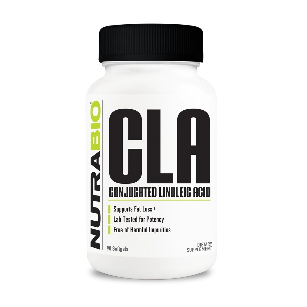 NutraBio CLA Konjugirana linolna kislina dodatek, 800mg - 90 Softgels