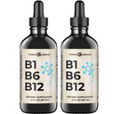 B1 B6 B12 Vitaminske kapljice - živec, energija, podpora za možgane - aroma kot sadeži - metilkobalamin, tiamin, piridoksin (2)