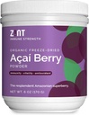 Zint Acai Powder Organic: Surovo zamrzovanje Posušena Acai Brazilian All Berry - Imunska podpora - Superfood Vegan Rastlinski proteini za Acai Bowles, Smoothies & Cleanse Shakes, 6 oz