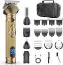 Rezilo za moške, Potujoči električni Shavers za moške s primerom, Akumulator las Clipper, Mens Looming Kit za Mustache Body Nose obraz - 180 Mins britje, Darila za njega & očeta