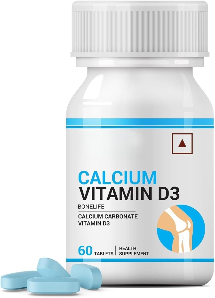 Kalcijeve in vitamin D3 tablete za moške ženske 