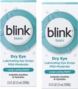 Mežika Solze Lužilne kapljice za oči (Mild-Moderate Dry Eye), 0,5 FL OZ (15 ml) - 2-pak