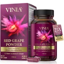 VINIA 12-Hour dolgotrajen Piceid Resveratrol dodatek. Oksidni dušik. Podpira zdravje srca, pretok krvi, povečanje kisika Superfood prahu, Keto prijazen. Vegan & Non-GMO. 60 dnevna dobava