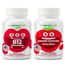 Otroci Vitamin B12 Žvečilni izdelki + Bezgova jagoda + cink + C Žvečilni bonboni