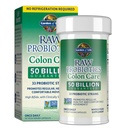 Vrt življenja Probiotiki za ženske in moške - Surovi probiotiki Colon Care 50 milijard CFU in encimi, police Stable Enkrat dnevno Acidophilus Probiotic za regularnost in imuno zdravje podpora, 30 kapsul