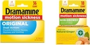 Dramamin Original, Motion Bolest Relief, 36 Count & Non-Drowsy, Motion Sickness Relief, Made with Natural Ginger, 18 Count