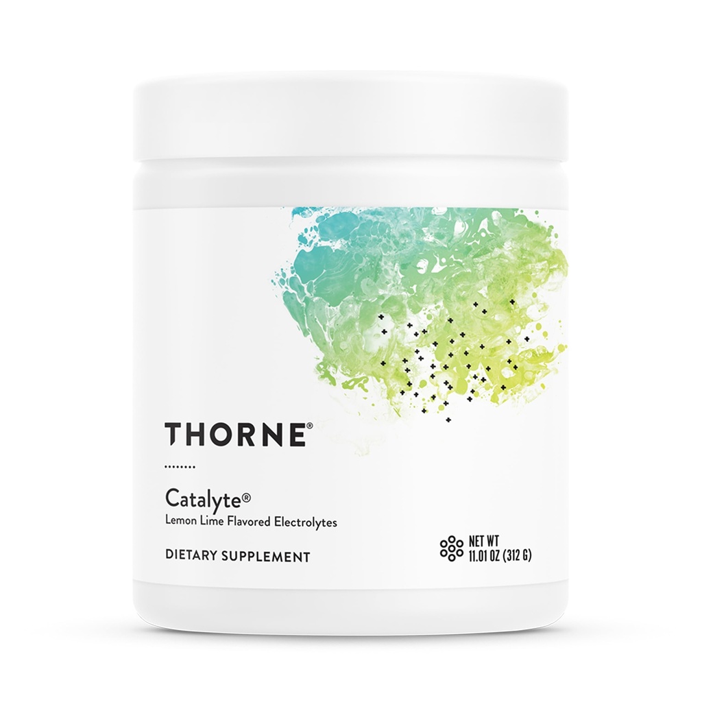 THORNE - Katalit - Electrolyte Relevishment and Energy Restoration Supplement* - Brez umetnih sladil - NSF Certified for Sport- Lemon Lime - 11.01 Oz