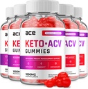 (5 paket) Ace Keto ACV Gummies - Napredna Formula Ace Keto Plus ACV Gummies Apple Cider Vinegar Ace ACV, Upravljanje teže, Dietni dodatek Ocene moških žensk (300 Gummies)